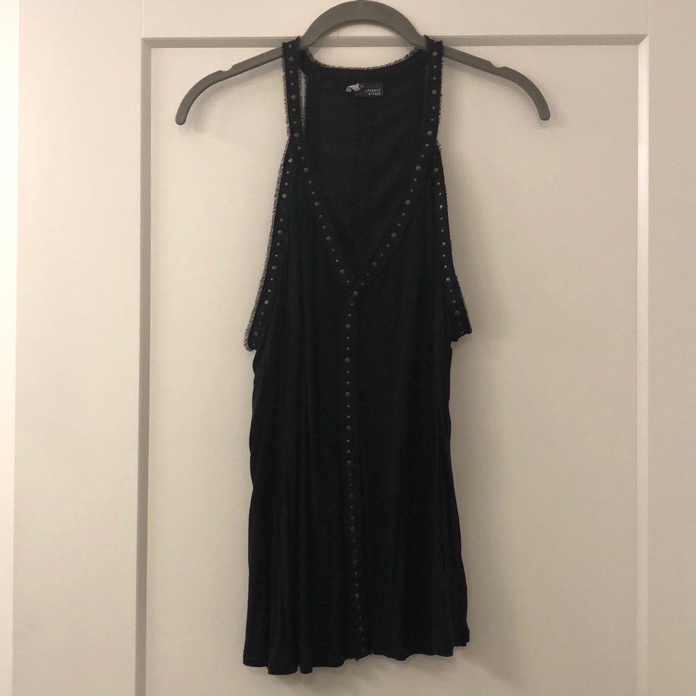 Urban Sparkle and Fade black tank